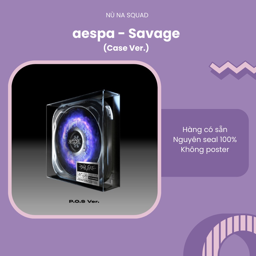 Bộ album aespa - Savage