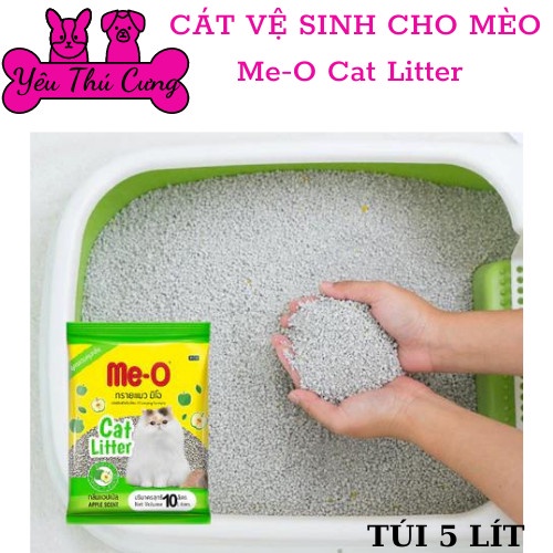 Cát vệ sinh vón cục Me-O 5L-YÊU THÚ CƯNG
