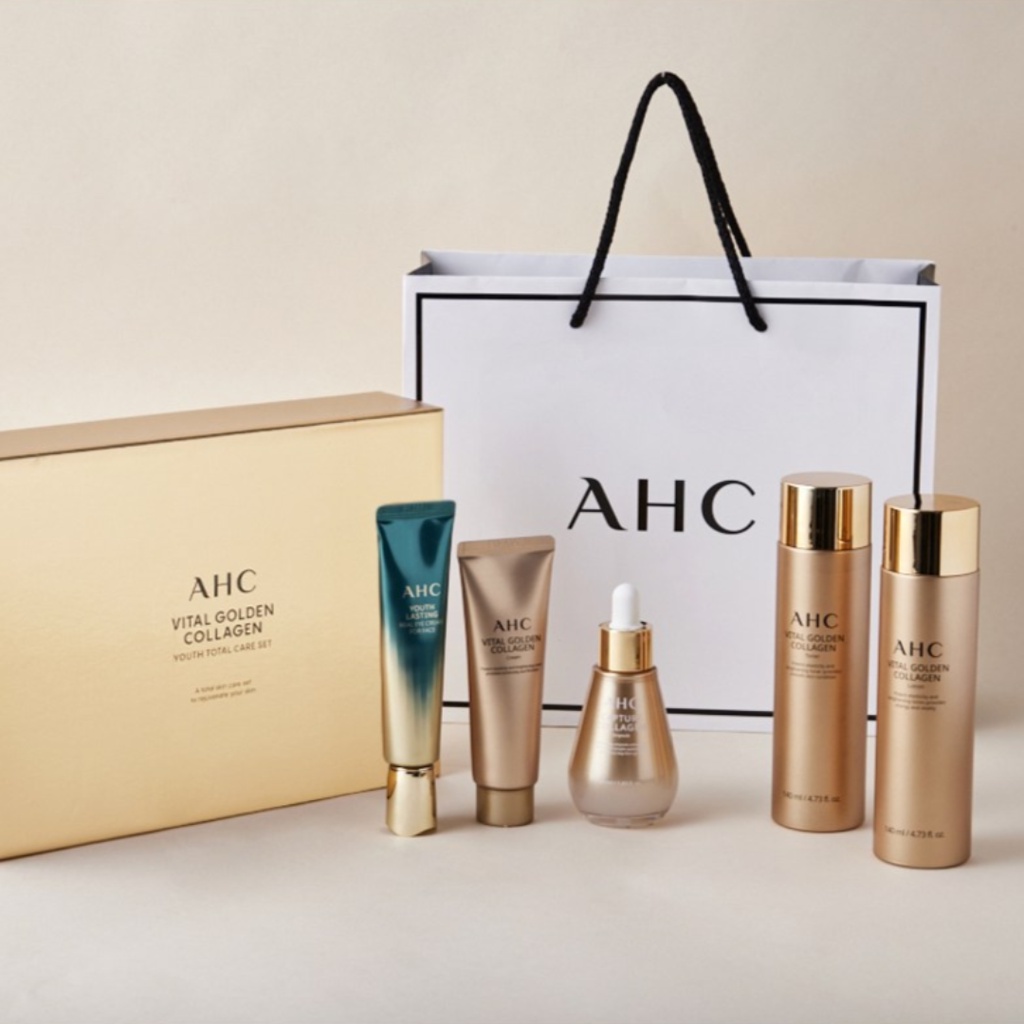 Bộ dưỡng da AHC Vital Golden Collagen