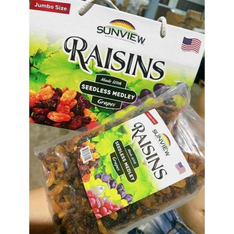 Nho mỹ khô Sunview RAisins