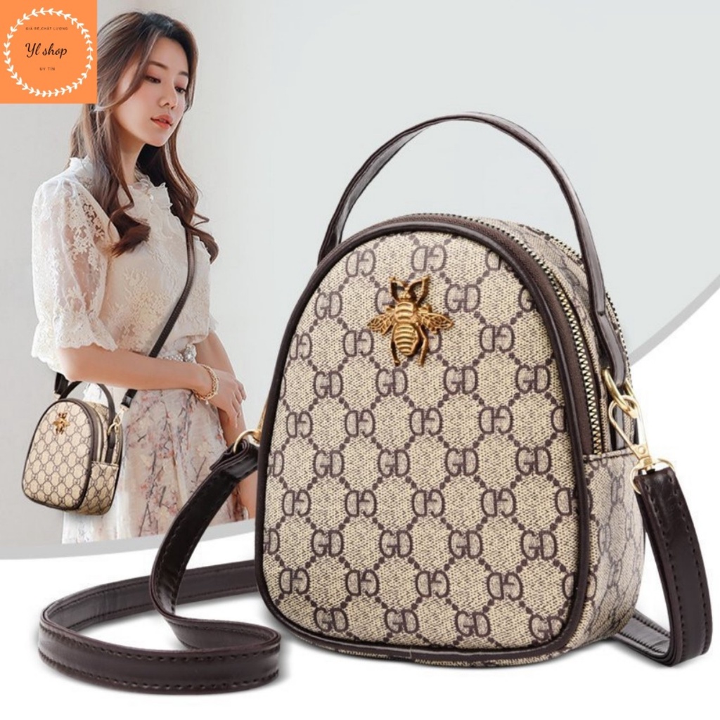 TÚI NỮ ĐEO CHÉO ĐEO VAI HOẶC XÁCH TAY ĐỀU TIỆN LỢI NEW-0069 MẪU MỚI VỚI 2 NGĂN LỚN THIẾT KẾ CARO THỜI TRANG SÀNH ĐIỆU