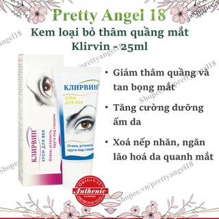 Kem mắt klirvin giảm thâm quầng bọng mắt