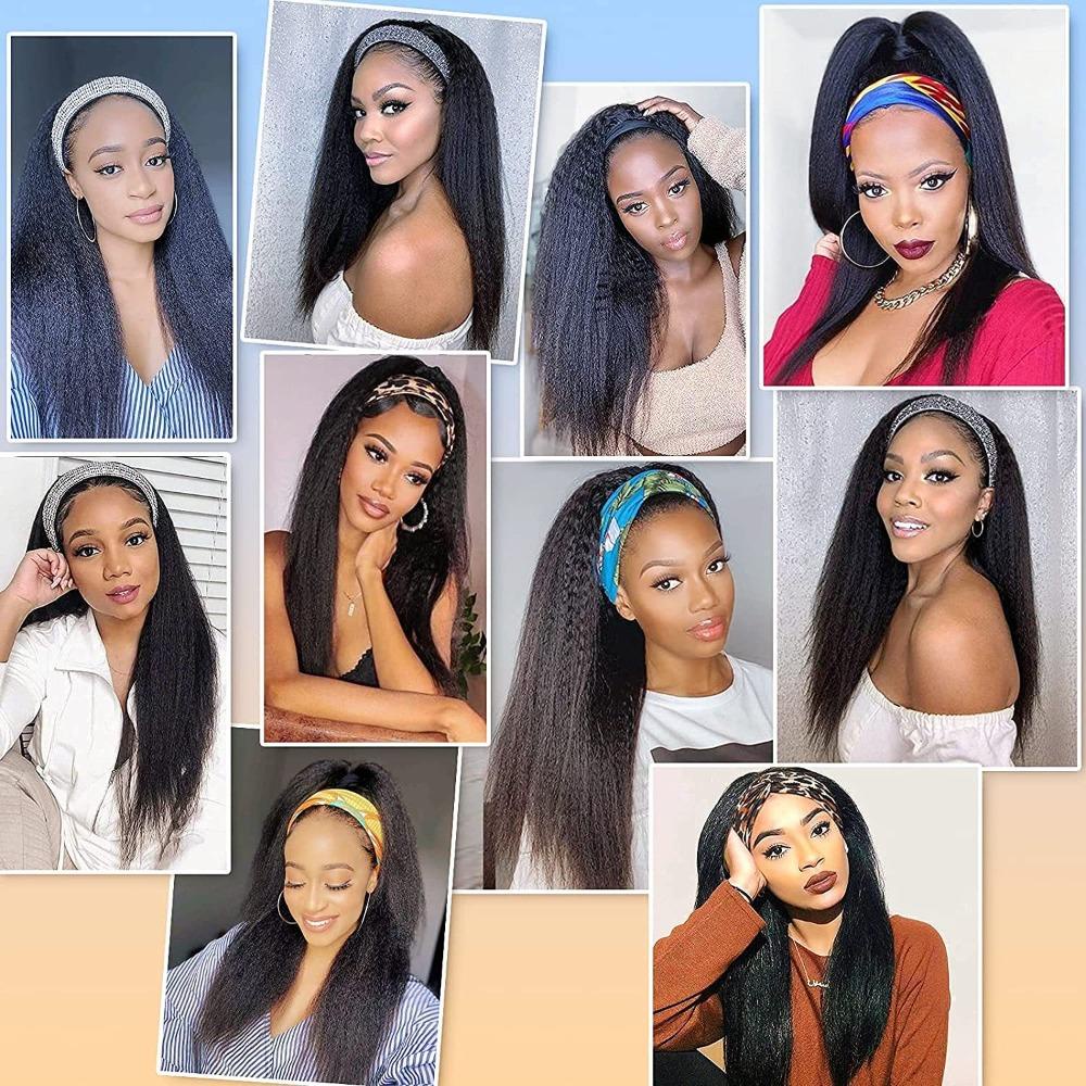 ANEMONE Tóc Giả Thẳng Bằng Sợi Tổng Hợp Màu Đen Tự Nhiên Cách Nhiệt Chất Lượng Cao