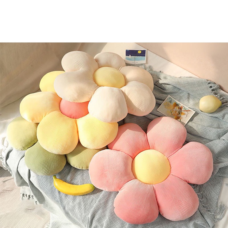 Đệm Ngồi Bông Hoa Decor Phòng Xinh Xắn Nhiều Màu Sắc Lựa Chọn NOBITA OFFICIAL