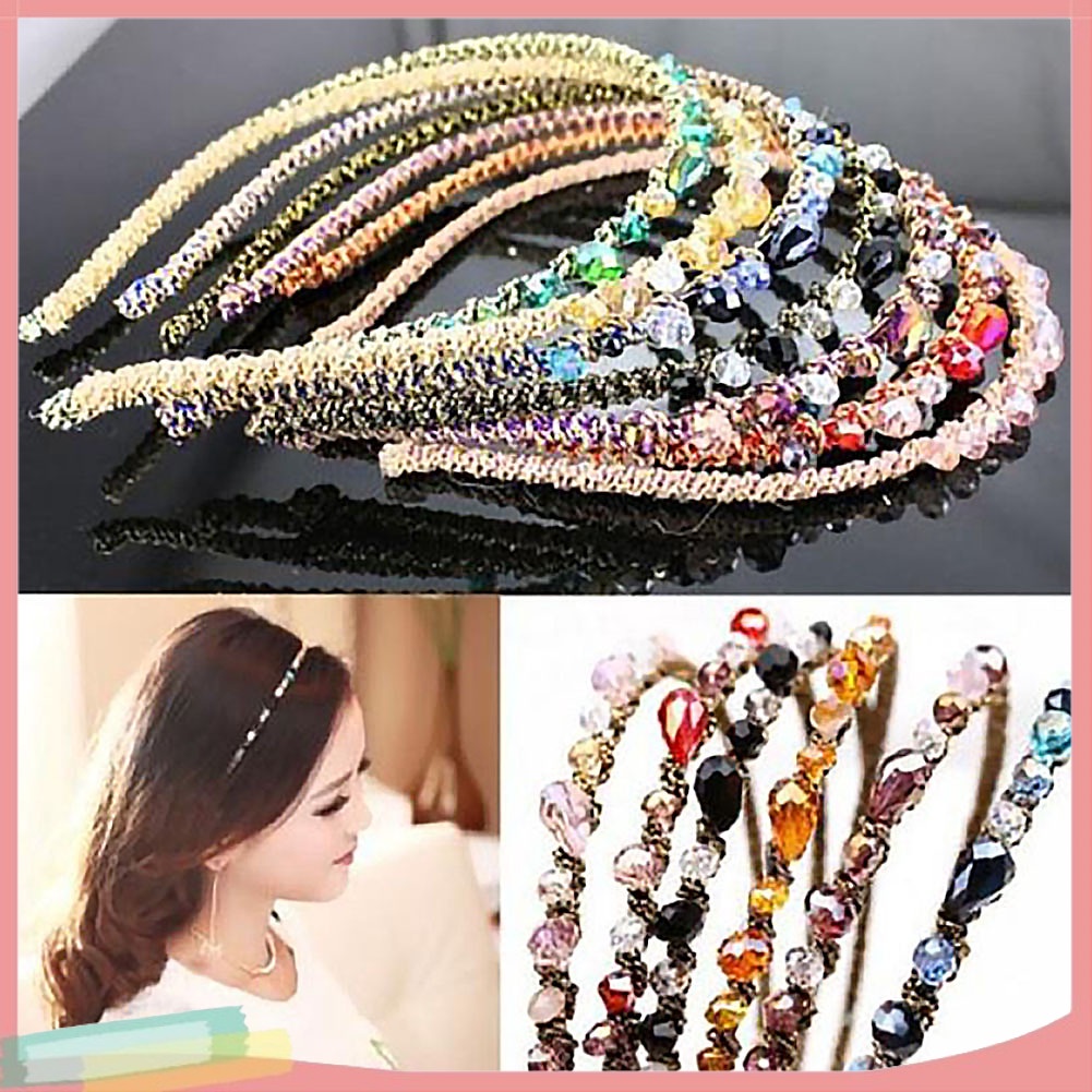 Cài tóc đính đá nhiều màu sắc lấp lánh
