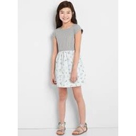 (17-45 ký) Váy G.A.P kids xuất Cambodia xịn, thân trên chất cotton, chân váy thô lụa có lót trong.