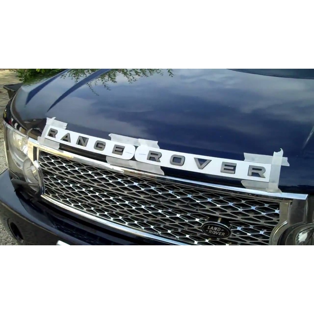 Tem Range Rover Chữ Nổi 3D Trang Trí Xe Hơi Sang Trọng