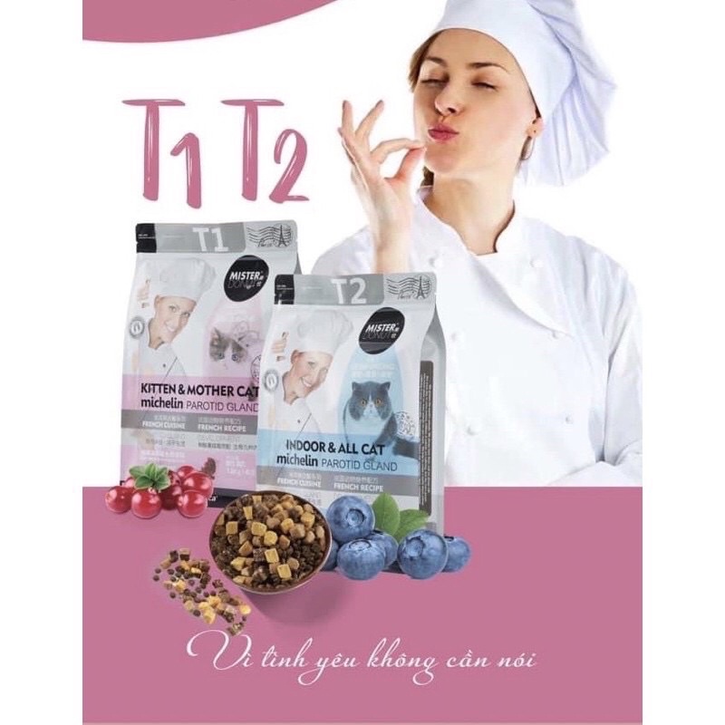 9kg - Hạt Mister Donut mix thịt sấy cao cấp cho mèo