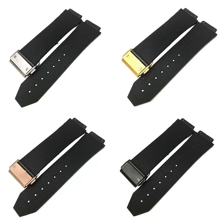 Dây Đeo Cao Su Silicon Chống Thấm Nước 25-19mm 21-15mm 19-13mm Cho Đồng Hồ HUBLOT Series Big Bang Fusion Series 036