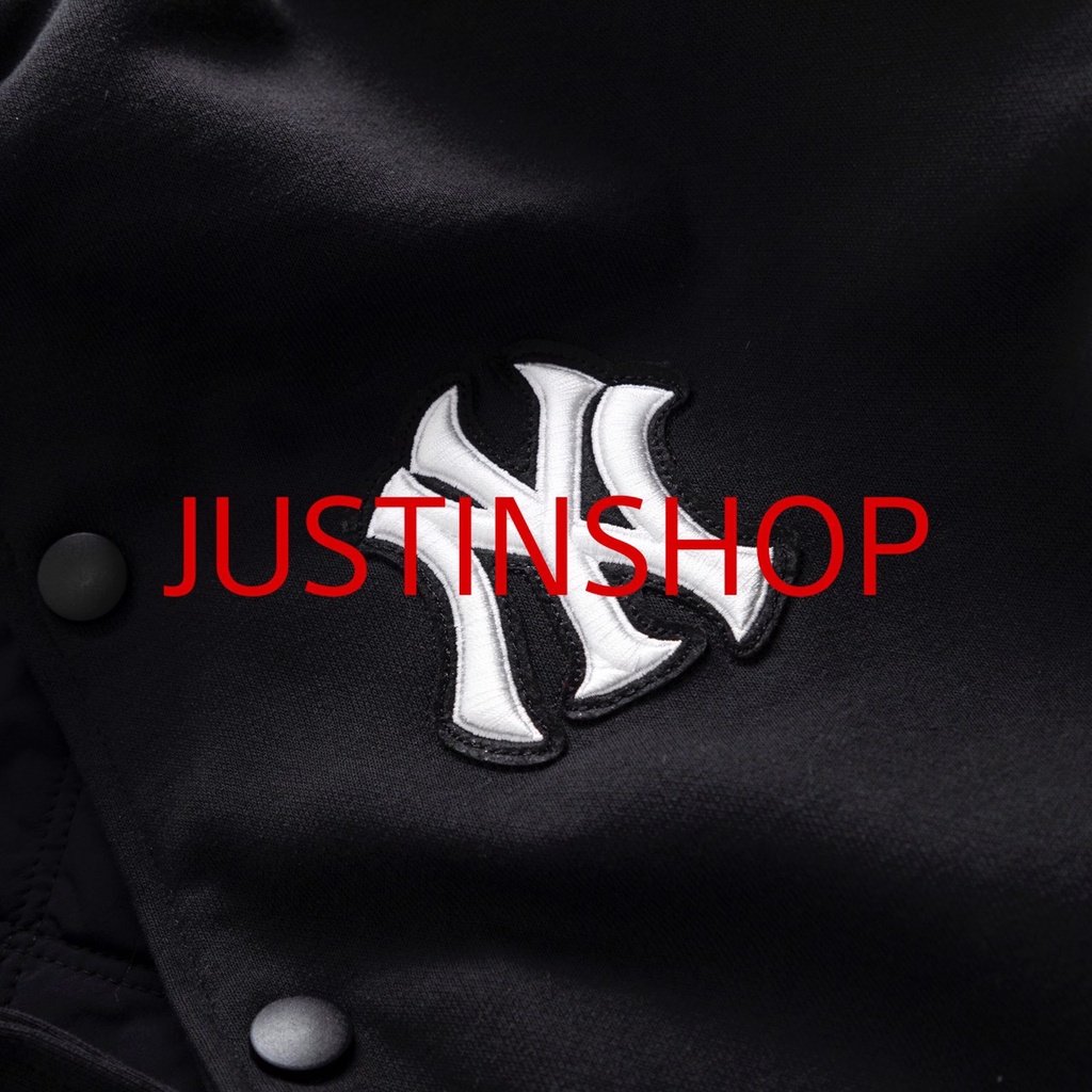 Áo Khoác Bomber MLB NY 3 Lớp Lót Trần Bông, Áo Khoác Varsity nam nữ unisex - JUSTINSHOP