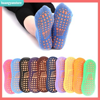 HY/ Set 2 Đôi Tất Cotton Chống Trượt Cho Người Lớn Và Trẻ Em Tập Yoga