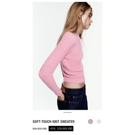 Áo len knit sweater z.ara size L