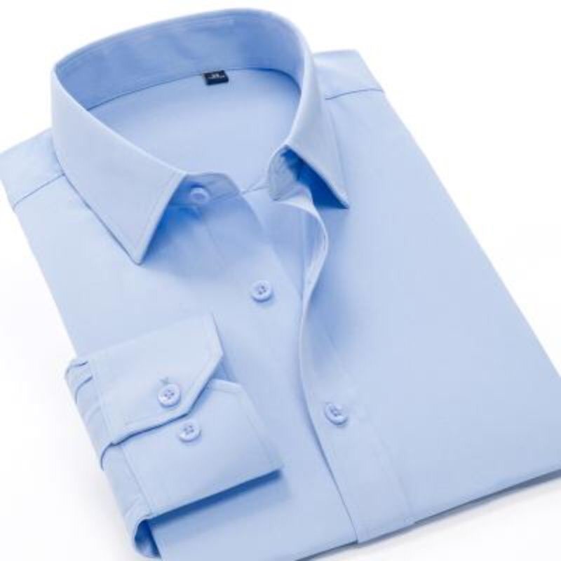 Áo sơ mi nam cao cấp FATUNO dài tay gấp hộp, Áo chuẩn from ôm body trẻ trung