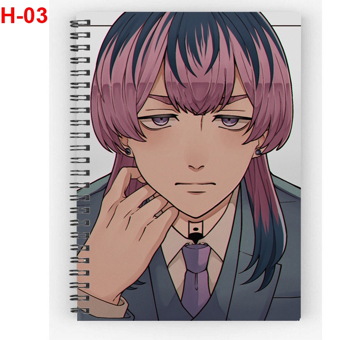 Sổ lò xo Haitani Rindou anime Tokyo Revengers