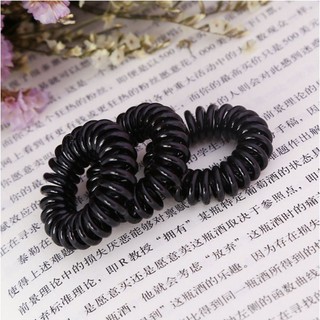Dây cột tóc lò xo size mini màu đen