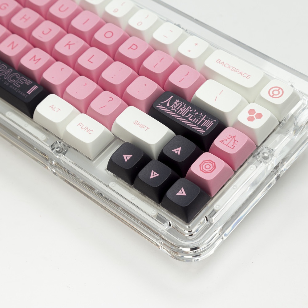 EVANGELION-08 Keycaps XDA Profile EVA 08 PBT Dye Sub Bàn Phím Cơ Keycap
