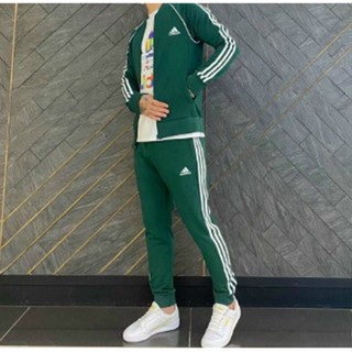 Bộ Quần áo adidas Thu Đông Phong Cách Thể Thao,Bộ Thể Thao adidas Nam Vải Umi Thêu Logo Chắc Chắn