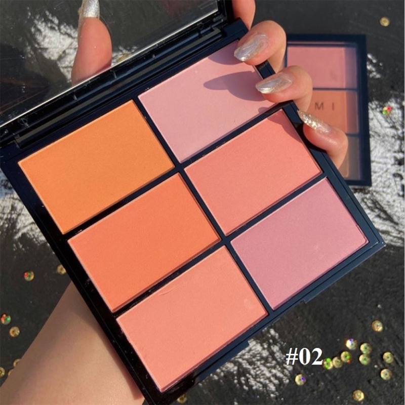 Bảng Má Hồng Guicami 6 Ô