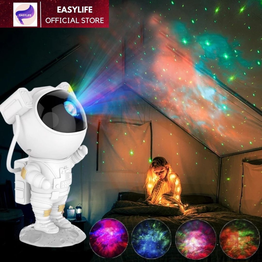 Đèn chiếu sao, Đèn chiếu sao bầu trời, Đèn phi hành gia cực đẹp, đèn led chiếu vũ trụ, ngân hà 2021 phiên bản mới