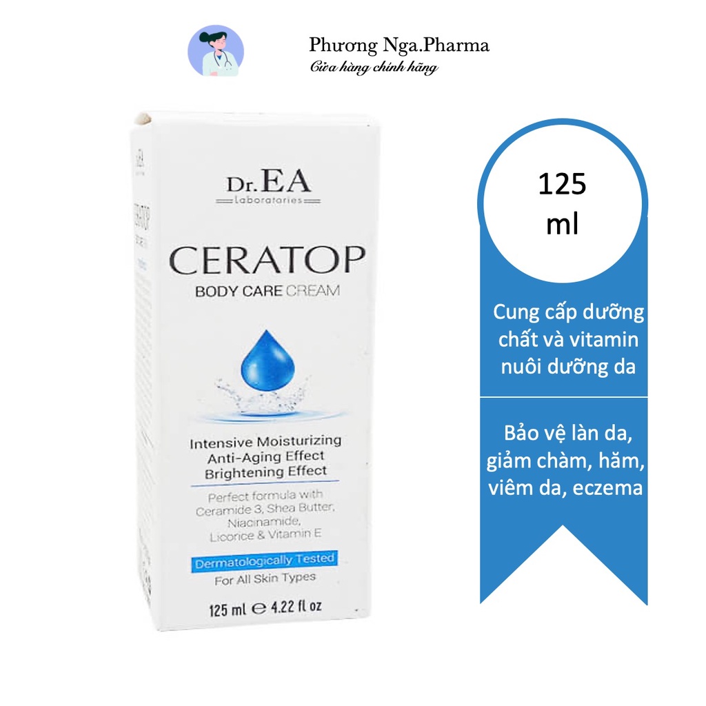 {NK CHÍNH HÃNG} DR.EA CERATOP BODY CARE CREAM 125ML