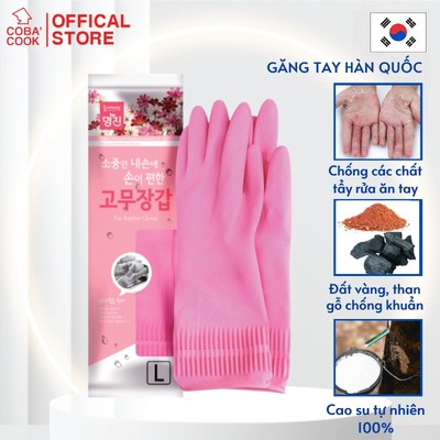 Găng Tay Cao Su Tự Nhiên Hàn Quốc MJ Siêu Dai 38cm