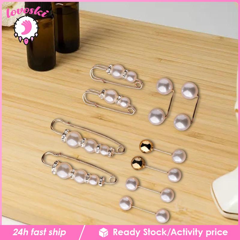 [Lovoski] Set 10 Kẹp Cài Khăn Choàng / Áo Len / Thắt Lưng An Toàn