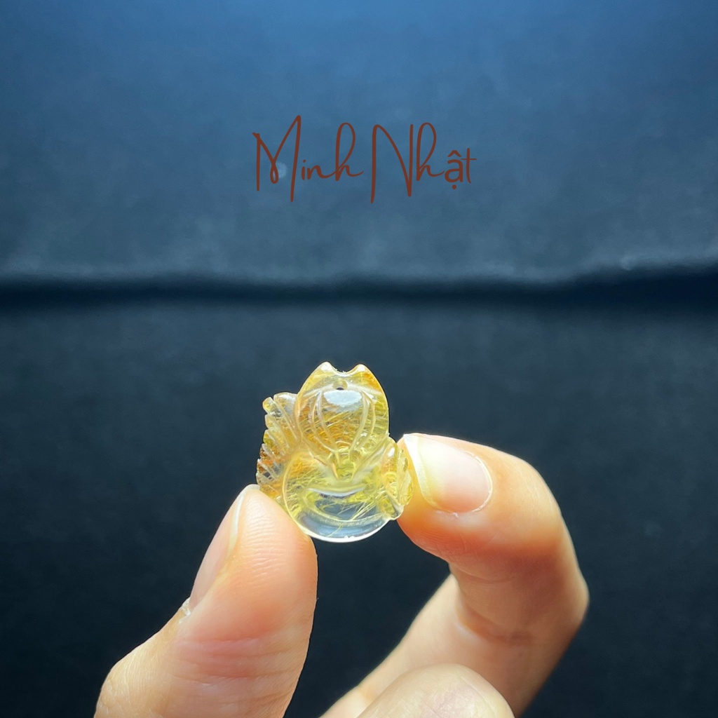 Hồ ly tóc vàng thiên nhiên size cổ nhỏ