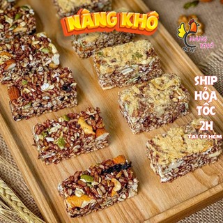 Thanh gạo lứt chà bông | siêu hạt | rong biển để giảm cân ăn kiêng,eat clean,gym,yoga - Gói 250gr Nàng Khô
