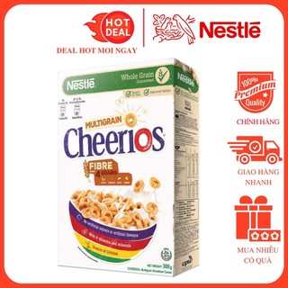 Bánh ngũ cốc ăn sáng Nestle Cheerios Multigrain 300G