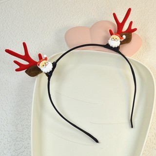 Cài tóc giáng sinh bờm tóc noel sừng hươu có đèn led phát sáng xinh xắn