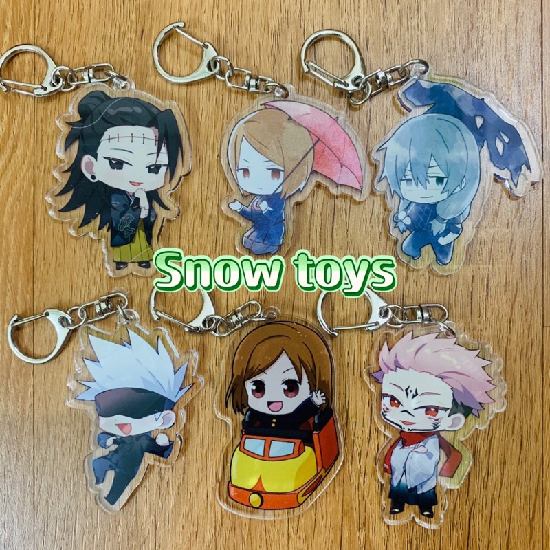 Móc khóa Mica - Jujutsu Kaisen Chú thuật hồi chiến Itadori Sukuna Gojo Megumi Nobara Toge Nanami Yuta Maki