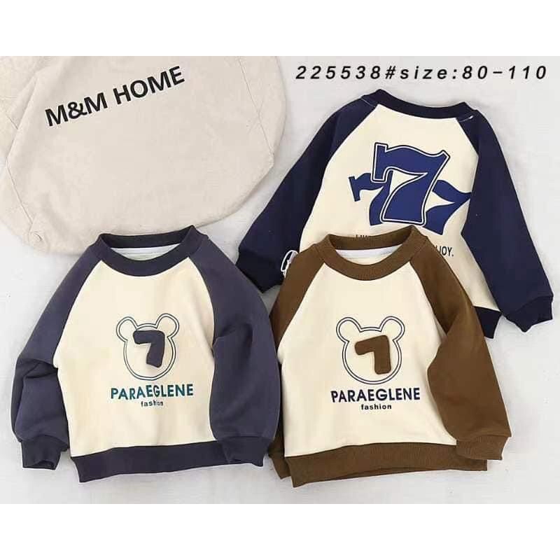 ÁO NỈ LÓT NHUNG HÀNG QC SIÊU SỊN CHO BÉ