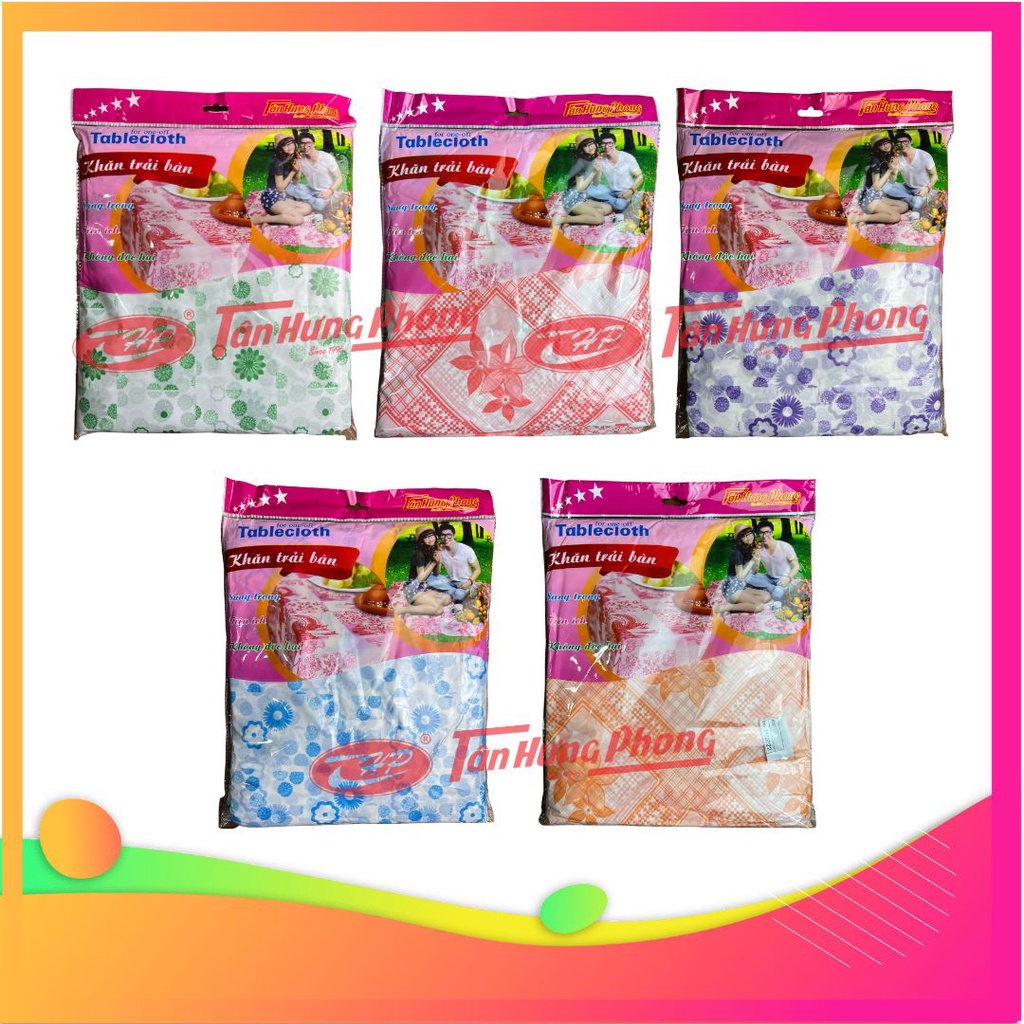 Khăn Trải Bàn dùng 1 lần, Khăn Trải Bàn Nylon, Khăn Trải Bàn Du Lịch túi 10 cái