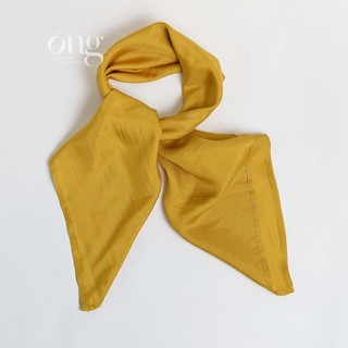 Khăn lụa vuông 100% lụa tơ tằm tự nhiên - Óng Silk