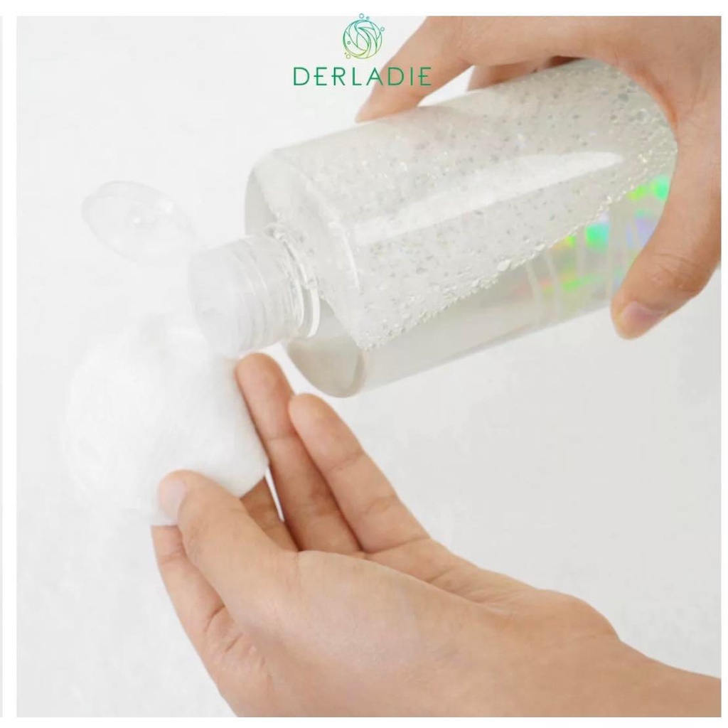 Nước Tẩy Trang Làm Sạch Sâu Cho Da Mụn Derladie Cleansing Water Witch Hazel