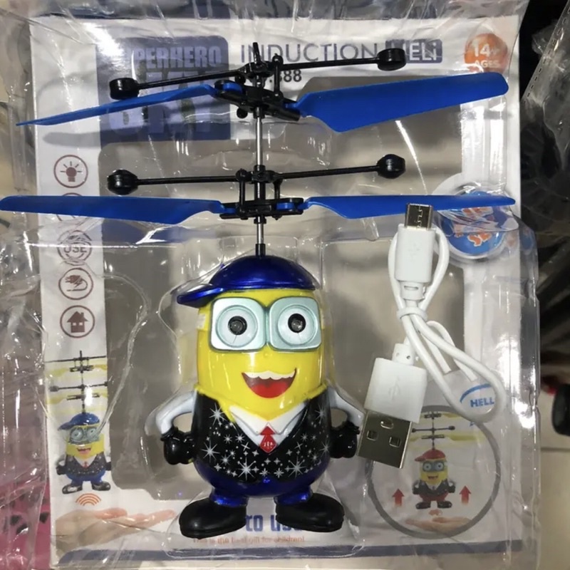 Máy bay - Minion cảm ứng bằng tay - xạc điện.