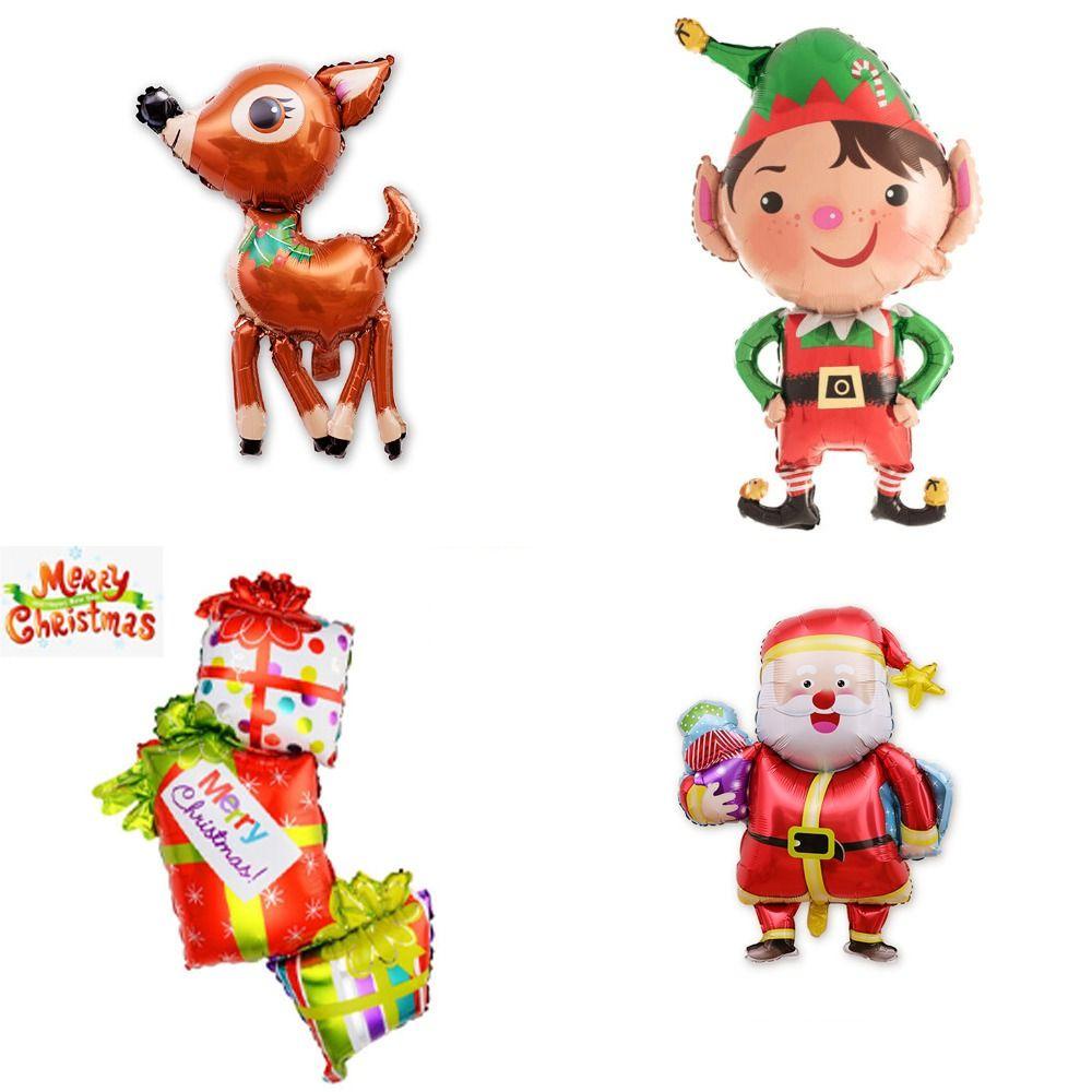 Set 3 Bong Bóng Kiếng Phong Cách Giáng Sinh Độc Đáo