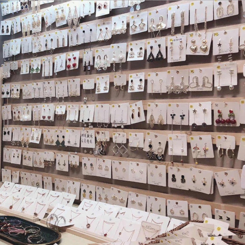 Khuyên tai hợp kim cao cấp LETIS KT33, bông tai phong cách thời trang hiện đại cá tính dễ phối đồ