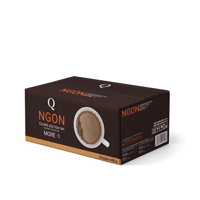 Cà Phê Sữa Hòa Tan Trần Quang 3in1 Ngon 480g