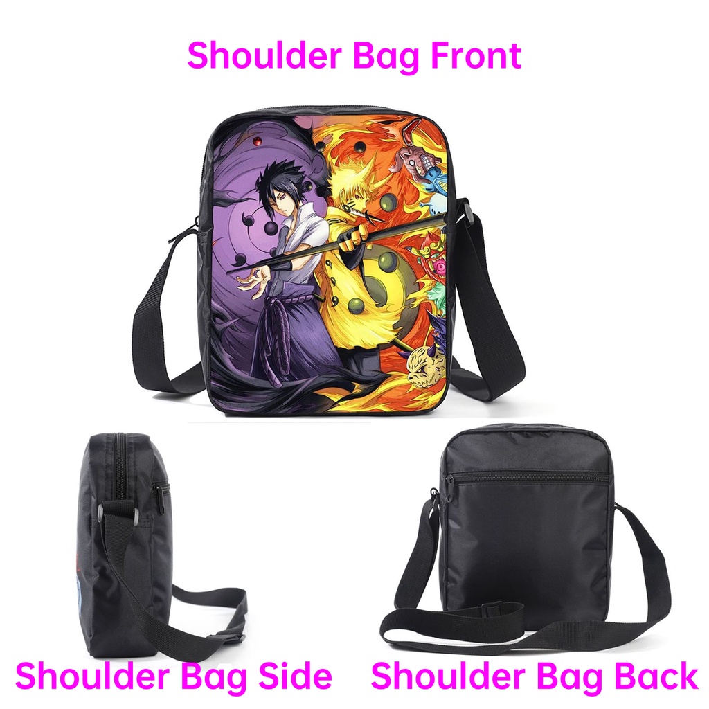 Ba Lô Đi Học In Họa Tiết Hoạt Hình NARUTO Dành Cho Nam Và Nữ