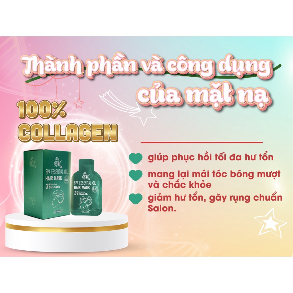 Mặt Nạ Tóc Sin Hair Phục Hồi Chuyên Sâu | Dành cho tóc hư tổn sau khi sử dụng hóa chất Uốn, Ép, Nhuộm