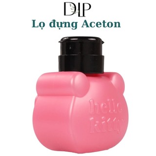 Lọ đựng aceton Hello Kitty
