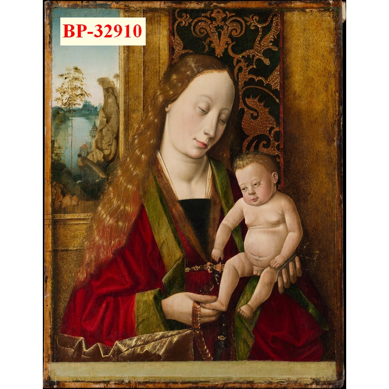 Tranh Thiên Chúa Đức Mẹ Dán tường 3D cao cấp