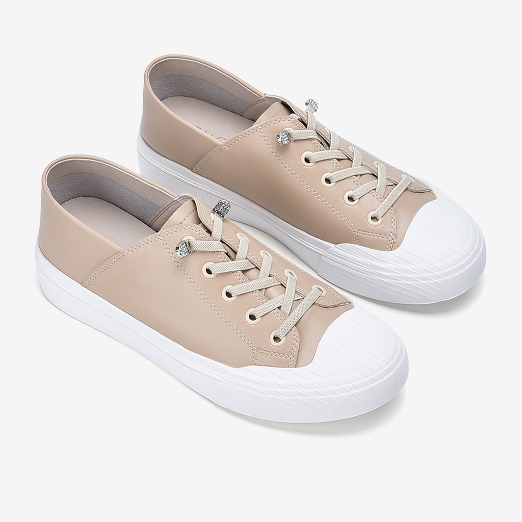 Giày sneaker nữ Zucia mũi bóng chày dây chun - GTH25