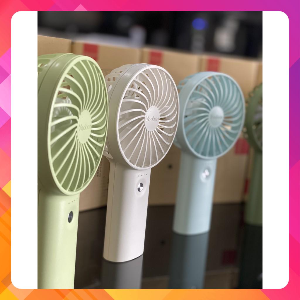 ☘️PIN KHỎE XÀI LÂU TẬN 15H LIÊN TỤC☘️ Quạt cầm tay Yoobao F3 3000mAh