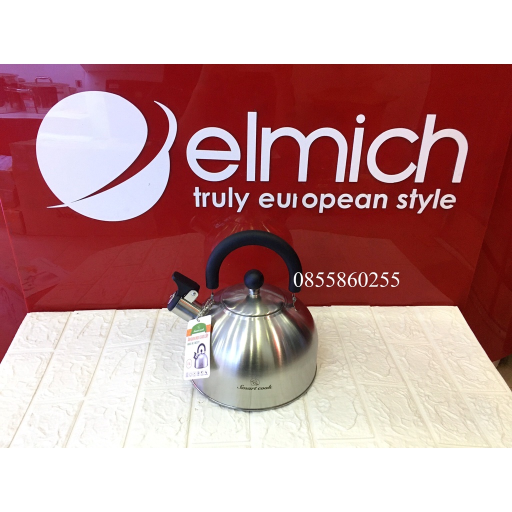 ẤM ĐUN TỪ INOX ELMICH SMARTCOOK SM3372 2,5l BẢO HÀNH 24 THÁNG CHÍNH HÃNG