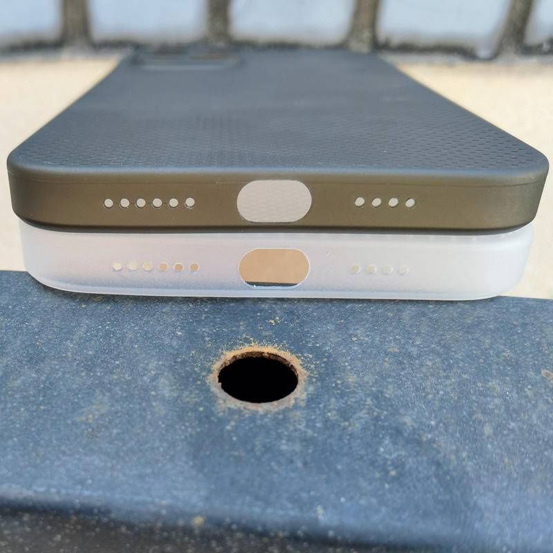 Ốp Điện Thoại Thiết Kế Lỗ Thoát Nhiệt Siêu Mỏng Thời Trang Cho iPhone 11 12 13 14 Pro Max Plus