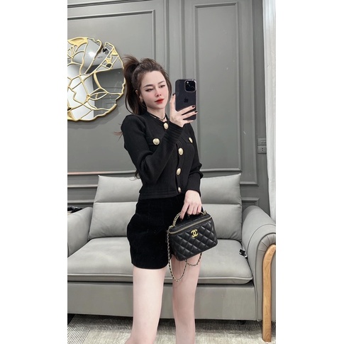 ÁO CADIGAN GÂN DỆT KIM CÚC ĐỒNG 3M