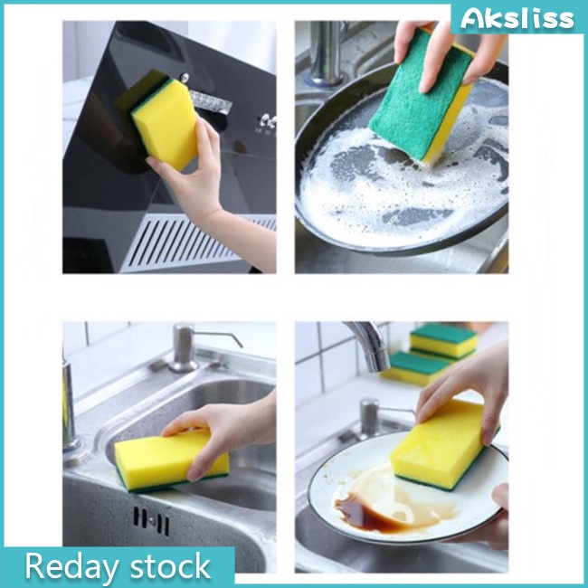 Miếng Bọt Biển Rửa Chén Dày Dặn 11X7X3Cm