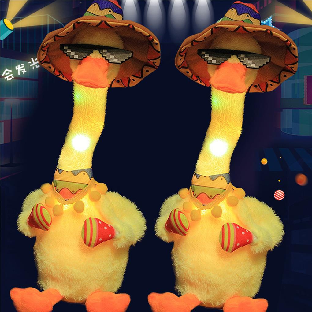 Vịt Nhồi Bông Phát Nhạc Vui Nhộn Dành Cho Bé